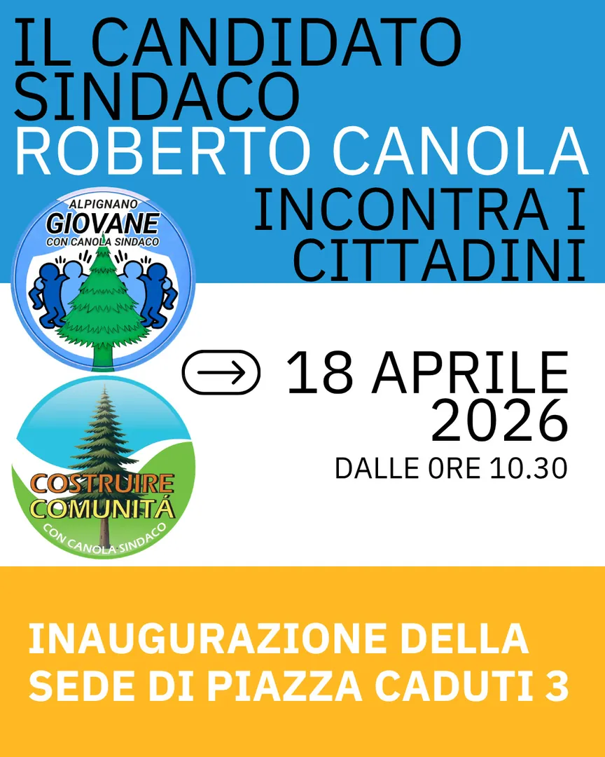 Apertura della nuova sede per Roberto Canola